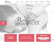 Tablet Screenshot of masernicka.cz